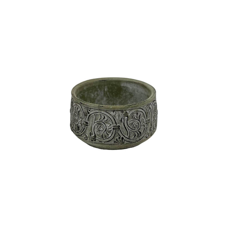 Fiber Clay Round Pot