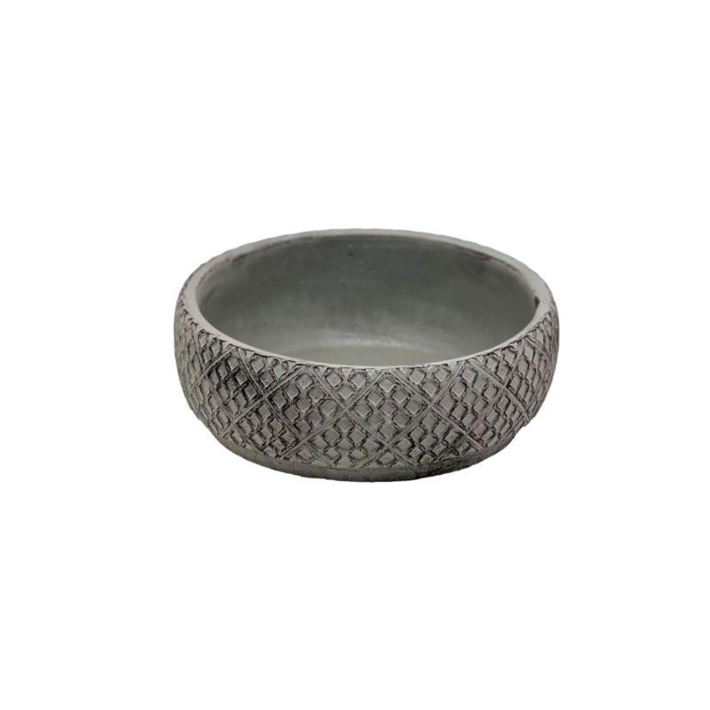 Fiber Clay Round Pot